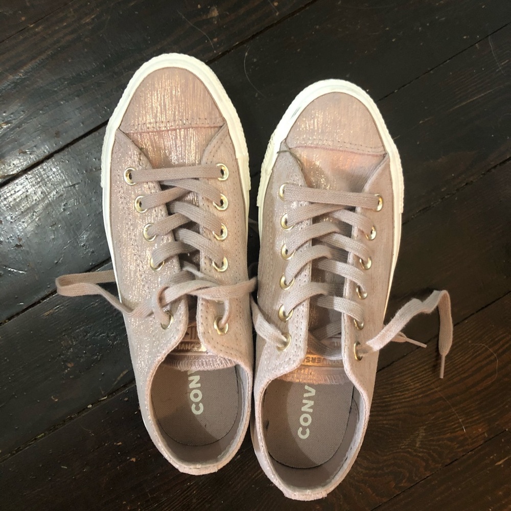 Rose Gold Chuck Taylors